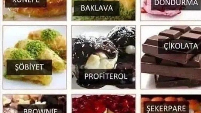 Olmazsa olmaz dediğin Favori tatlınız hangisidir?