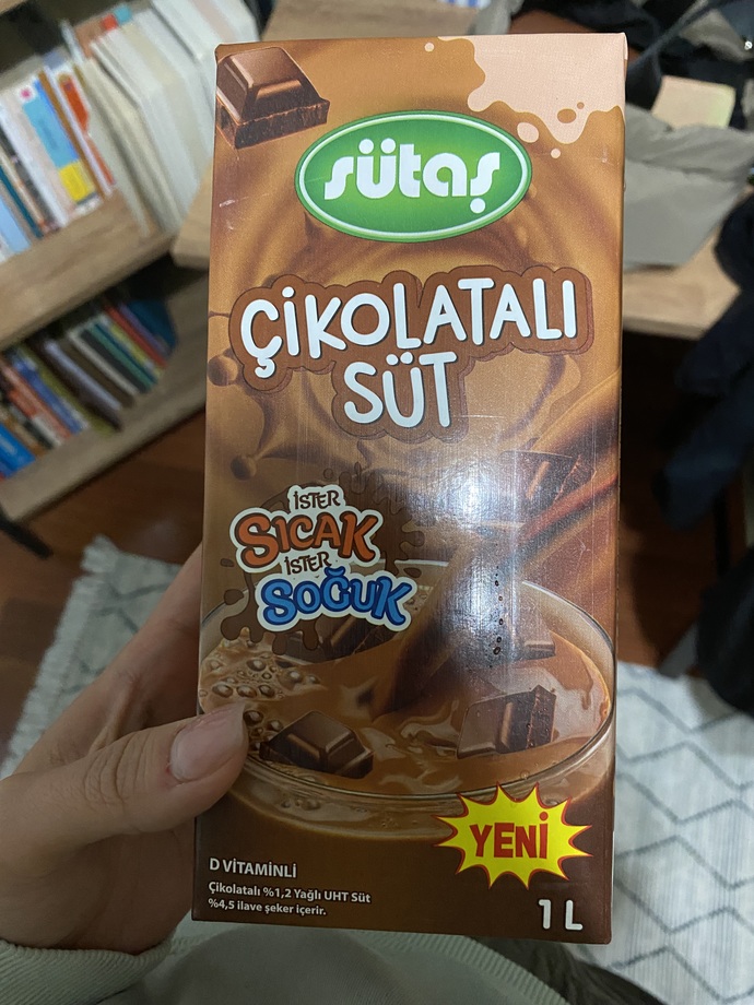 Çikolatalı süt içer misinizz?