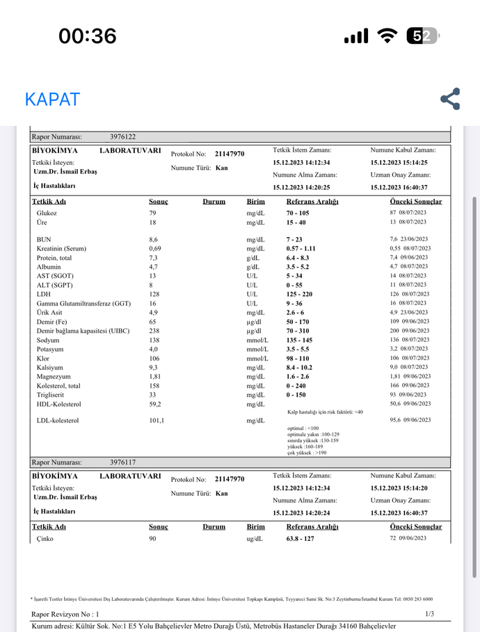 Doktor kan depo boş dedi oreferon ilaç verdi hemşire arkadaşımda öyle bişi yok boşa içme hastal olursun dedin lütfen ne yapcağım?