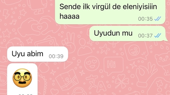 Bugün de iyi geceler mesajının en anlamlısını aldım. Siz?