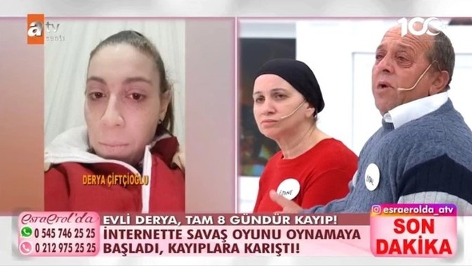 Evli olduğunu gizleyip oyundan tanıdığı birine kaçmış?