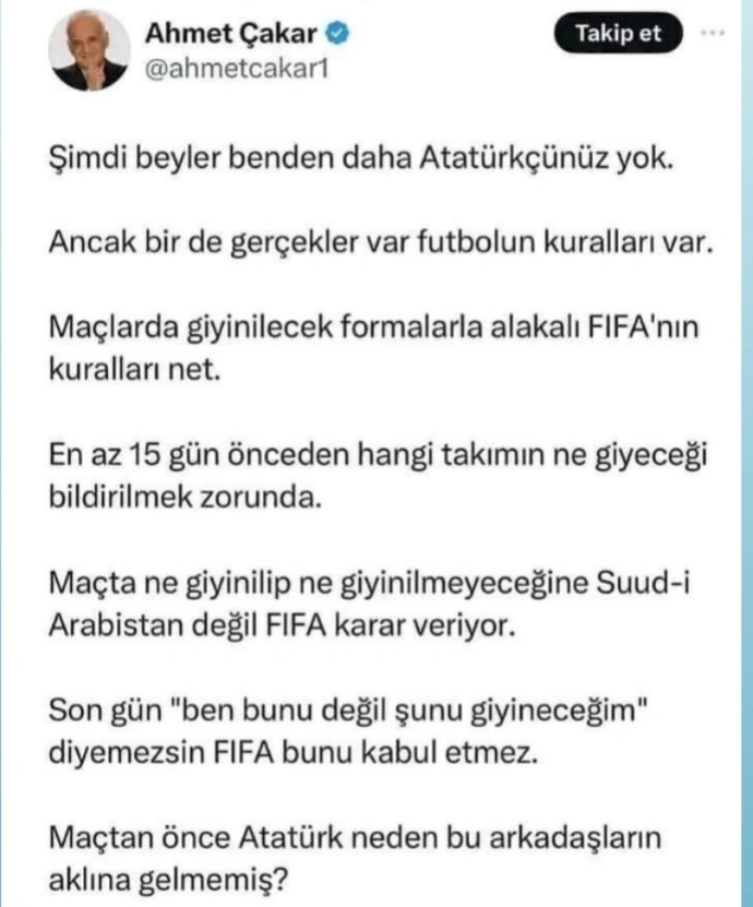 Ahmet Çakar Haklı mı?