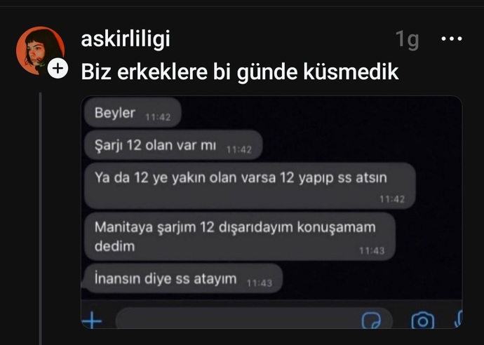 Bir tane erkek yalanı yazar mısınız?