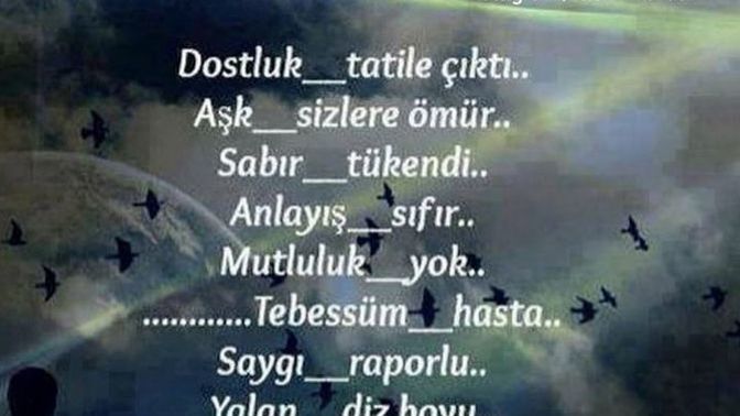 Bu yıl size ne öğretti?