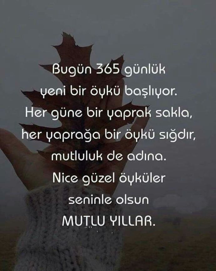 Mutlu Yıllar mesajı beklediğin biri var mı?