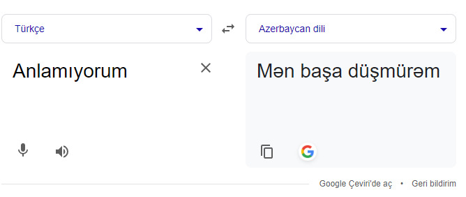 Biri sizinle Azerbaycanca konuşursa anlar mısınız?