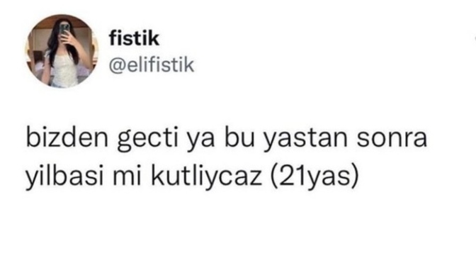 Yılbaşını kutlamanın yaşı olur mu?
