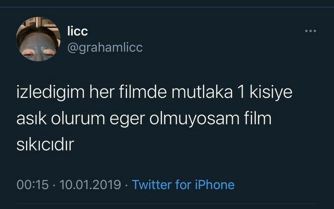 Hiç film karakterine aşık oldunuz mu?