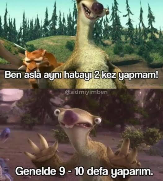 Sidmiyim ben 😅