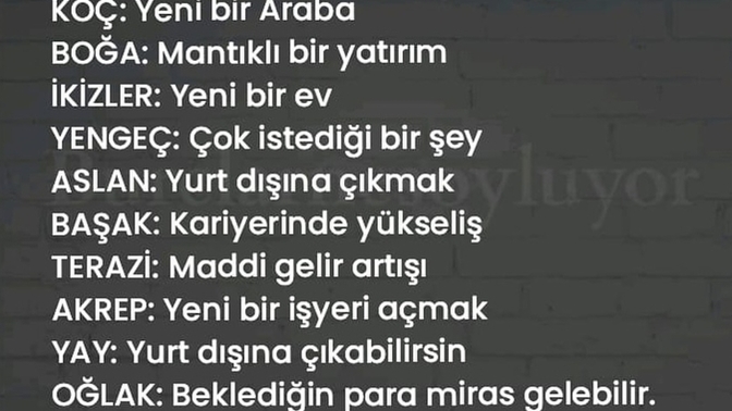 2024 yılında burçlar hangi konularda şanslı bakalım mı?
