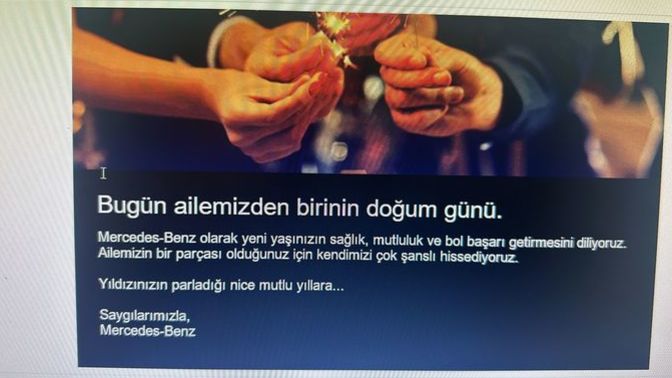 Kurumsal firmalar doğum gününüzü kutladığında hoşunuza gidiyor mu?