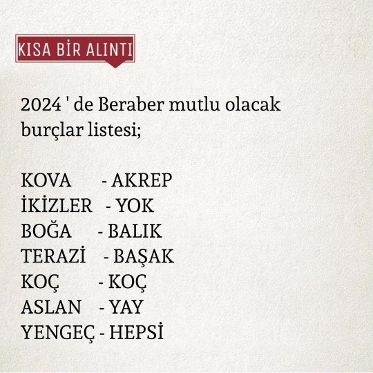Burcuna göre en çok kiminle mutlusun?