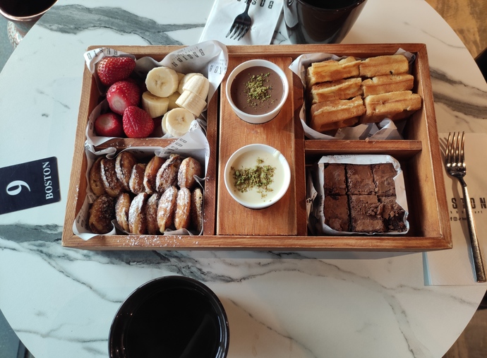 Bostonddi denedim 🤤 Sen en son dışarıda ne yedin?