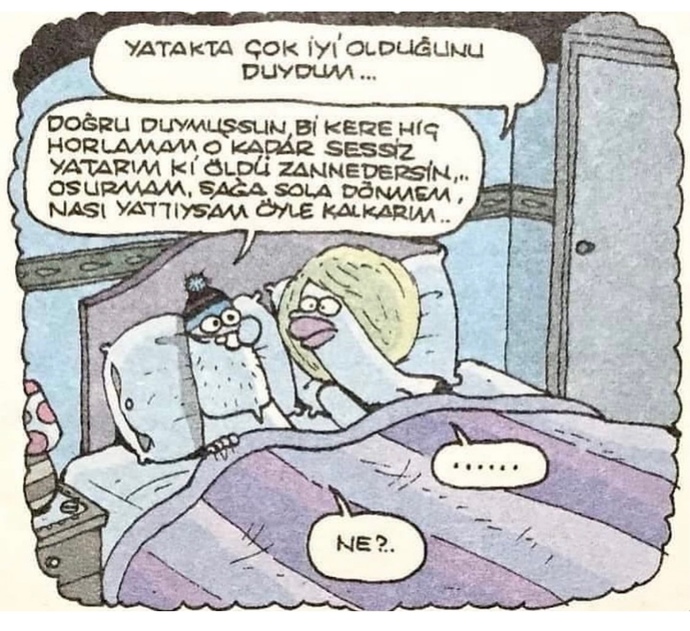 Sürekli kendini öven yatakta çok iyi olduğunu söyleyen partner size ne hissettirir?