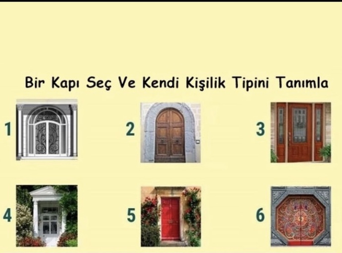Hangi kapıdan girmek istediğini seç yorumda belirtin?