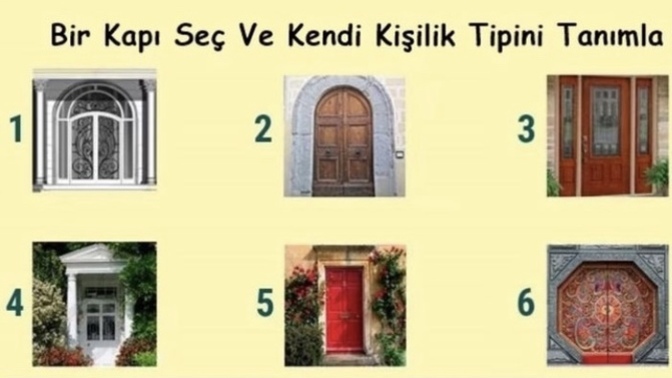 Hangi kapıdan girmek istediğini seç yorumda belirtin?