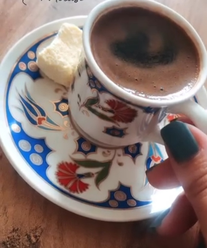 Senin kahve saatin var mı?