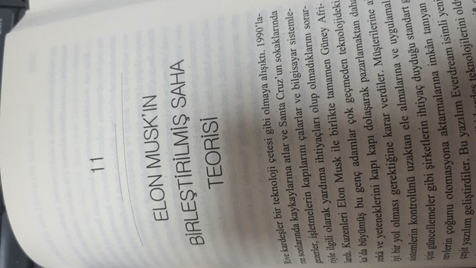 Elon Musk'ın birleştirilmiş saha teorisini biliyor musunuz?