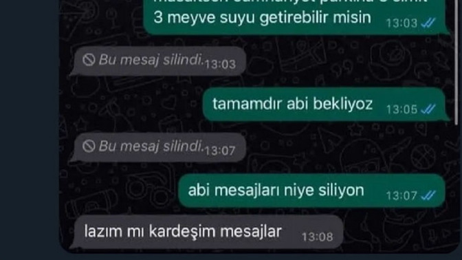 Whatsapp'da attığınız mesajları geriye dönüp sildiğiniz oluyor mu?