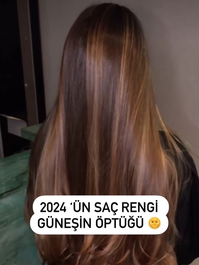 2024ün saç rengi güneşin öptüğüymüş. Senin saç rengin ne?
