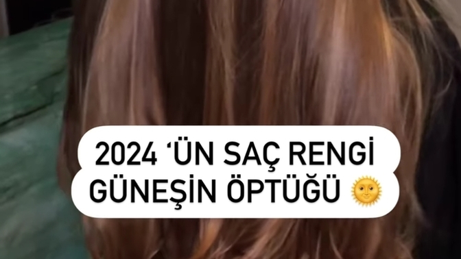2024'ün saç rengi güneşin öptüğüymüş. Senin saç rengin ne?