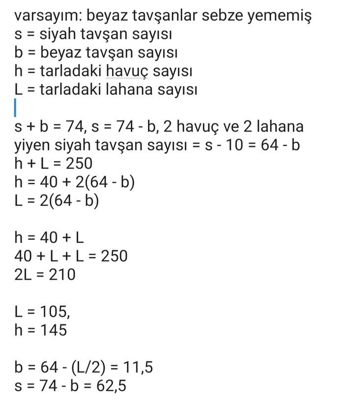 çözümü de bu