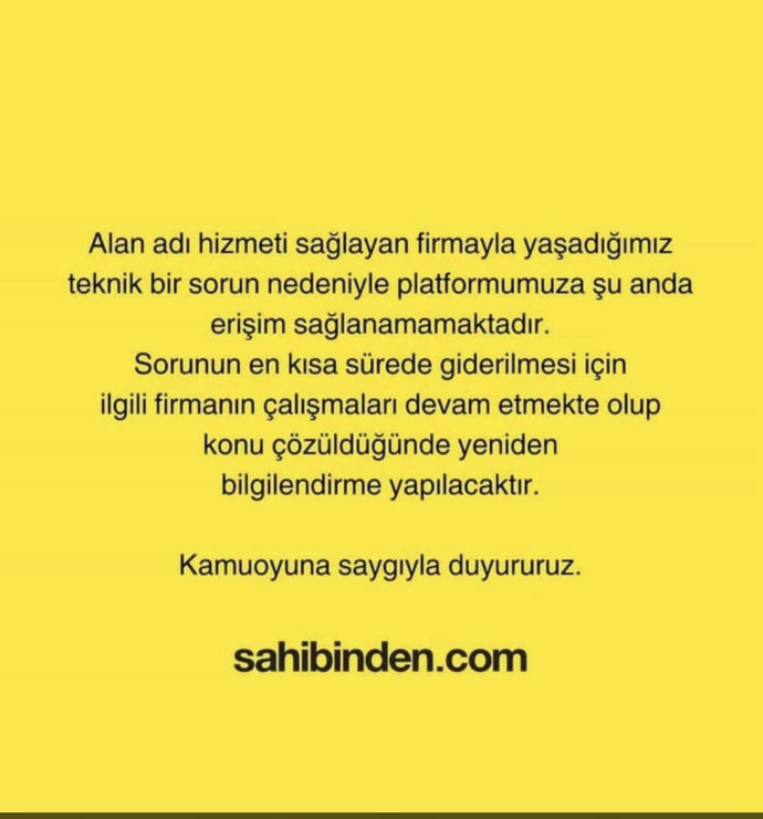 Sahibinden.com sitesine giremiyorum! Neden olabilir?