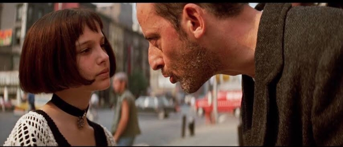Leon filminden bir sahne...
