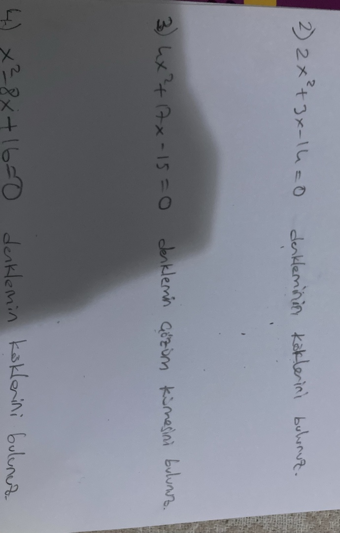 Bunları çözebilecek yiğitler var mı?