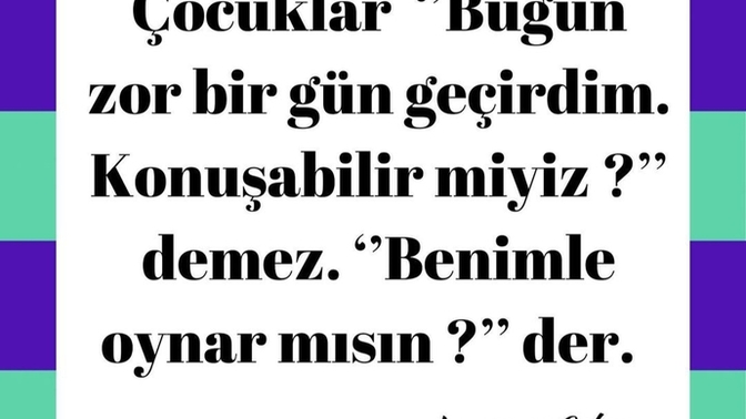 Çocuğunuza yeteri kadar zaman ayırıyor musunuz?