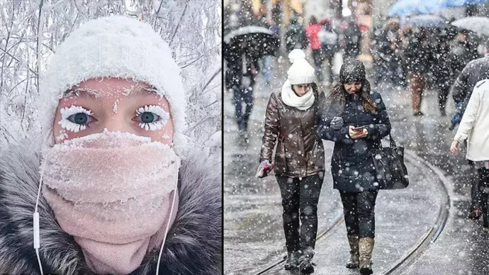 İstanbula 8 Ocak itibari ile Sibirya soğukları ve kar yağışının gelmesi bekleniyor. Soğuk havalara hazır mısınız?