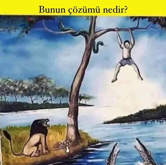 Nasıl hayatta kalırsınız (zeka bulmacası) ?