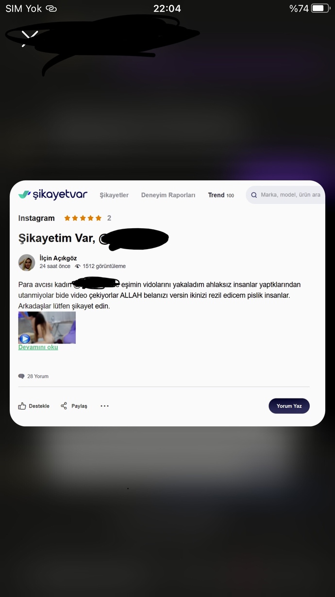 İnstadan takipleştiğim bi arkadaşımn hesabı çalındı engel atmayı unutmuşum bugün bana bu mesaji attı?