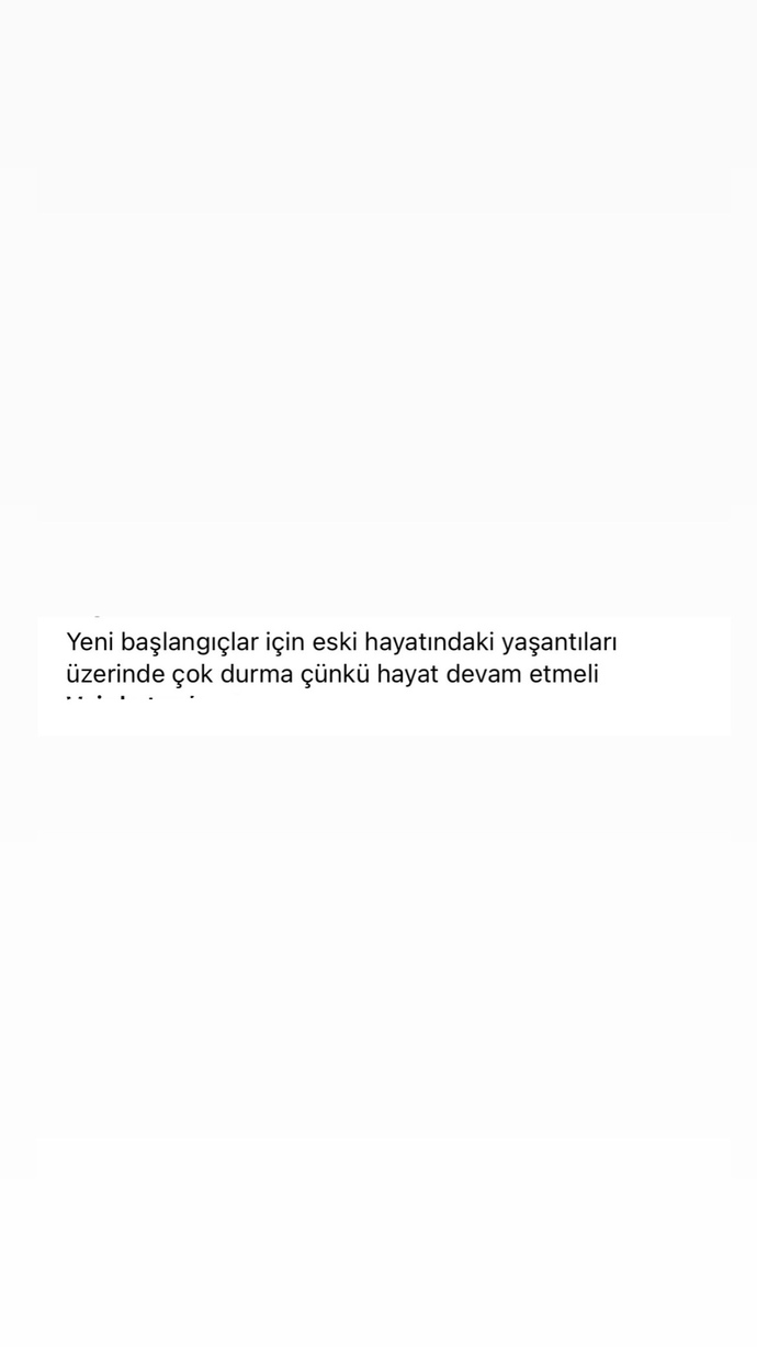 Eski sevgilim bunu yazmış biosuna ne demek istiyor?
