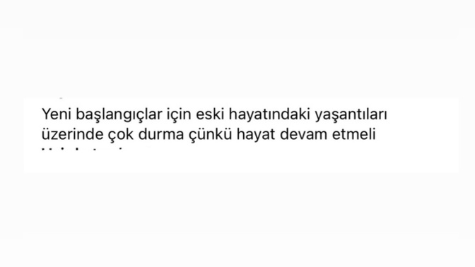 Eski sevgilim bunu yazmış biosuna ne demek istiyor?