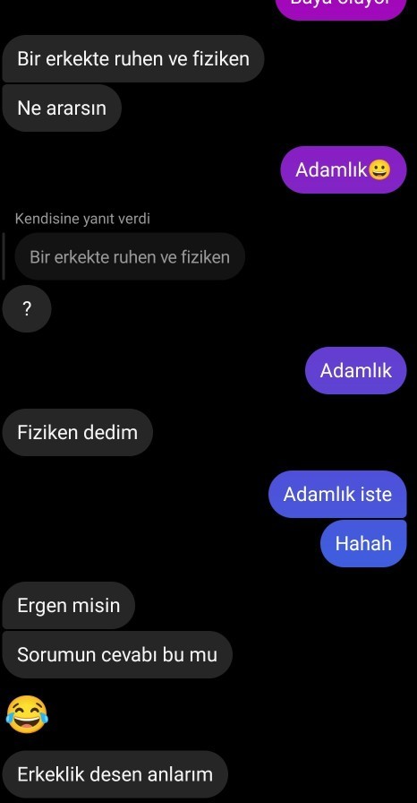 Yanlış mı söylediğim şey sizce de?