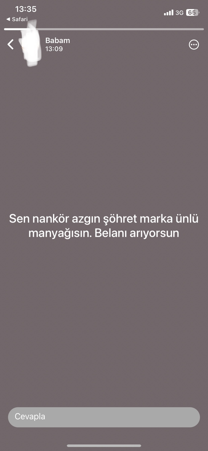 Babamın bana yazdıkları çok kötü değil mi?