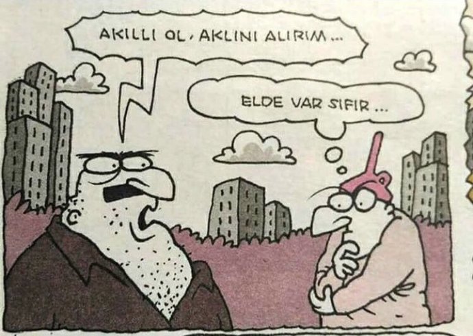 Sizden alacakları bir şey kaldımı?