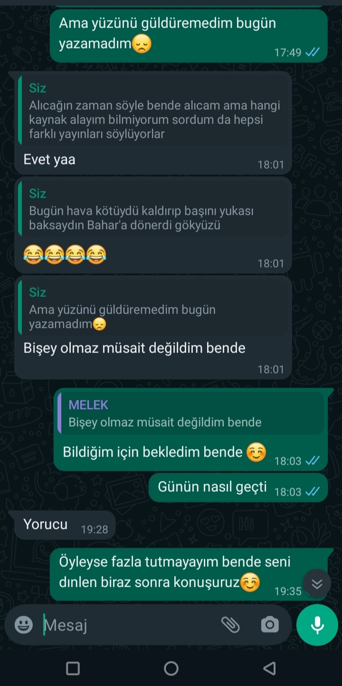 Neden böyle yapıyor acaba 😢?
