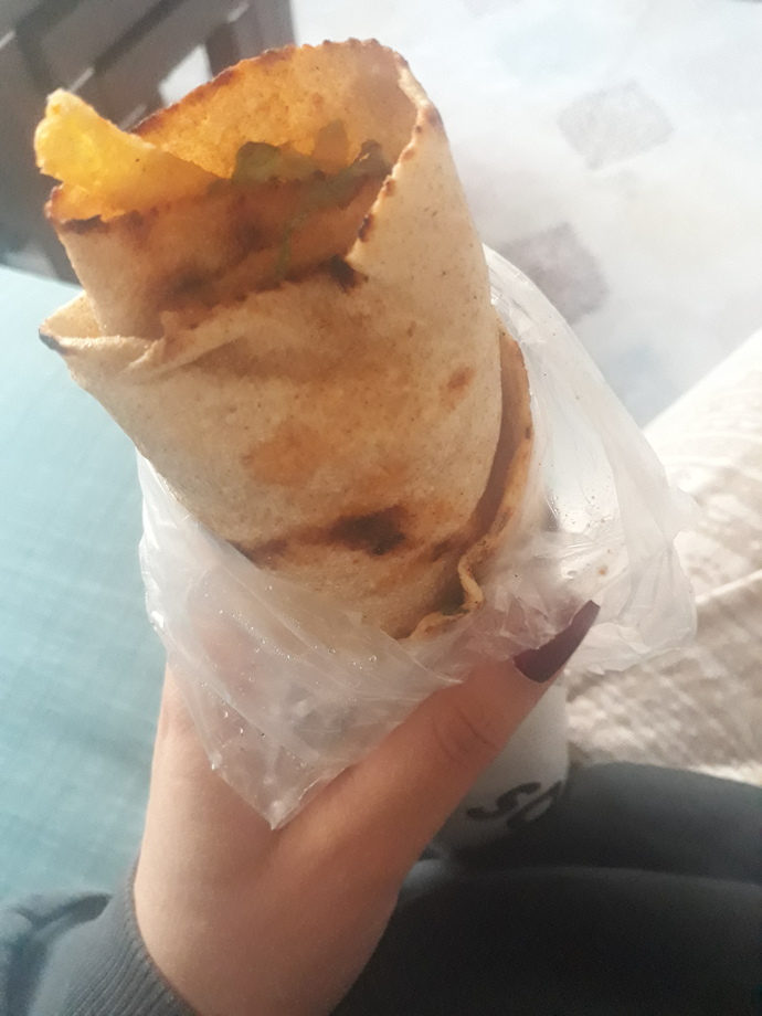 Sabah sabah tavuk dürüm yer misiniz?