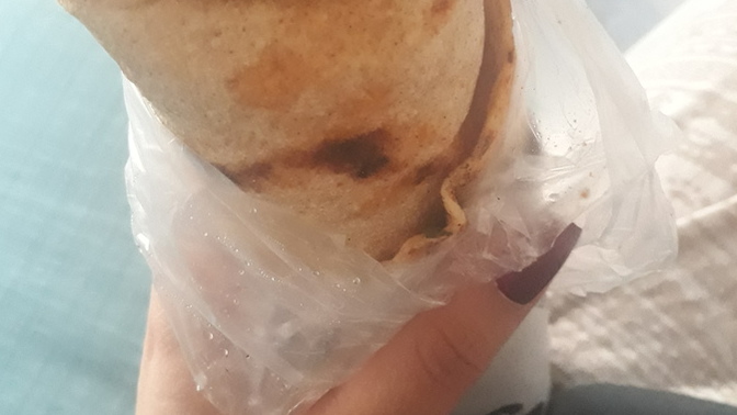 Sabah sabah tavuk dürüm yer misiniz?