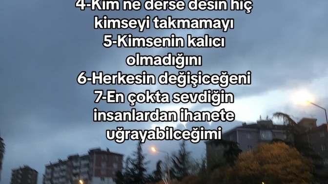 Hayat bu yaşına kadar ne öğretti sana?