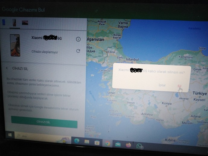 Sevgilimle kavga ettik bende telefonunu sıfırladım?