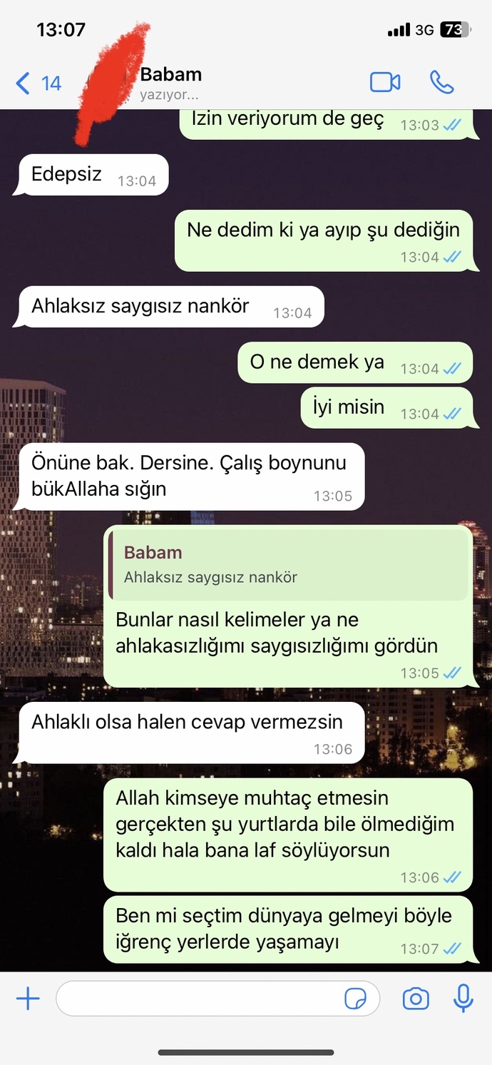 Artık babamdan para almamam mı gerek?