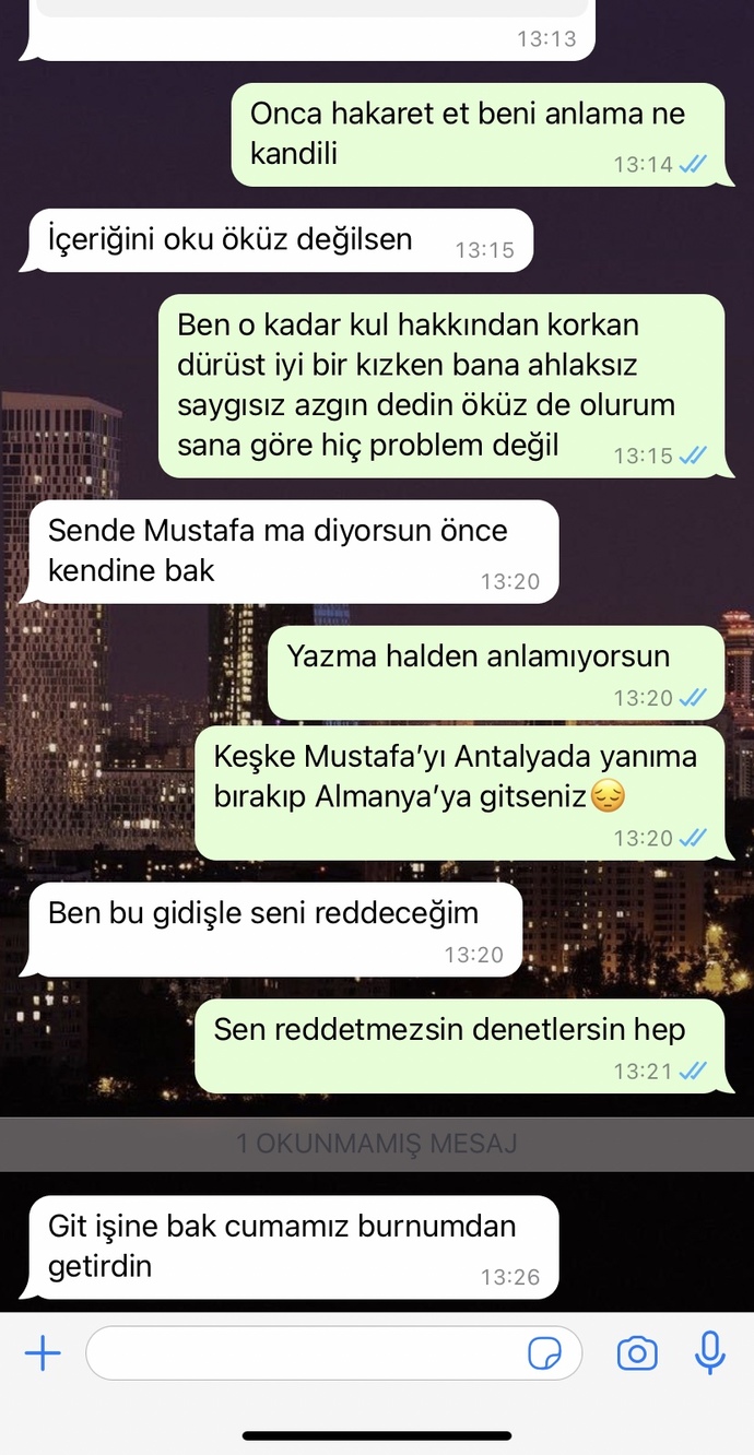 Artık babamdan para almamam mı gerek?