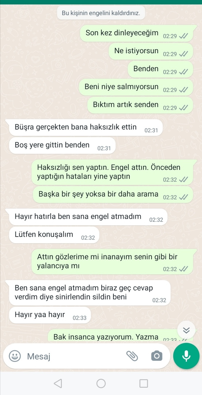 Ankete göre hareket edeceğim çünkü bıktım. Haksız olan ben miyim yoksa o mu?