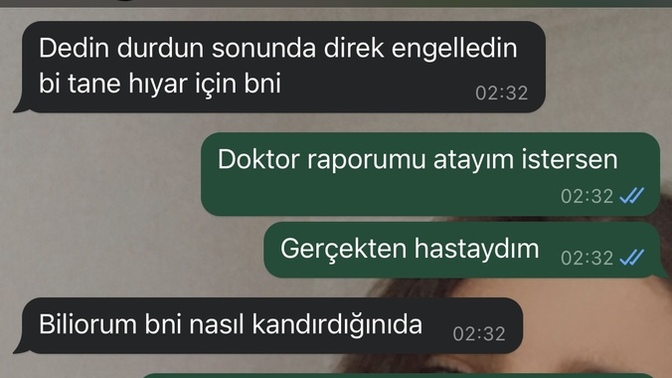 Şu konuşmalara bakın, flörtümden çok soğudum. Siz ne düşünüyorsunuz?