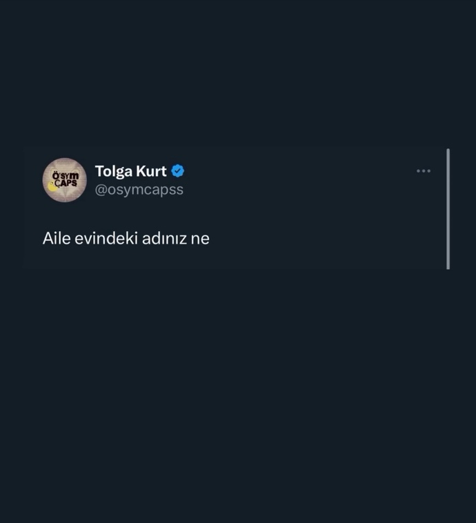 Sizin aile evindeki adınız nedir?