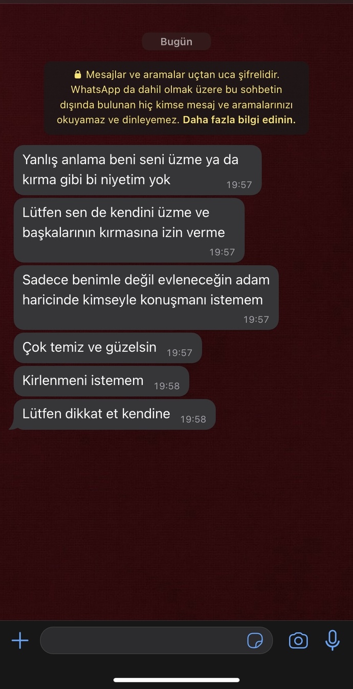 Onunla tekrar konuşmak istiyorum ne yazmalıyım?