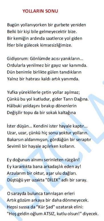Herkes en sevdiği şiiri yazsın?